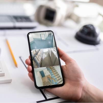 Wausau security camera feed on cell phone